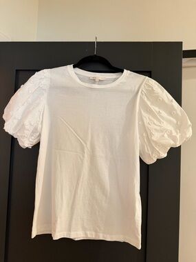 Maje White Crewneck Tee